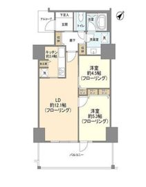 ダイアパレス飛鳥山 16階 間取り図
