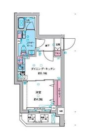 ガリシア旗の台 5階 間取り図