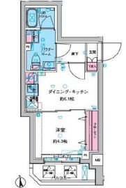 ガリシア旗の台 3階 間取り図