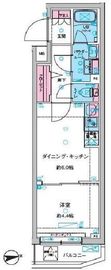 ガリシア旗の台 3階 間取り図