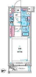 ガリシア旗の台 4階 間取り図