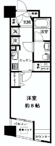 ブロードシティ東京 2階 間取り図