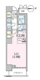 ロイヤルパークスタワー南千住 415 間取り図