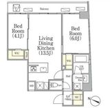 アジールコート三軒茶屋 701 間取り図