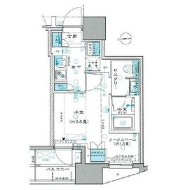 リビオレゾン三田 7階 間取り図