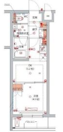 ハーモニーレジデンス川崎中丸子シティフロント 102 間取り図