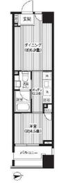 コスモグラシア芝大門 903 間取り図