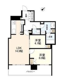 常盤松ハウス 604 間取り図