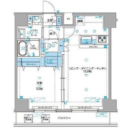 ジェノヴィア浅草3グリーンヴェール 7階 間取り図
