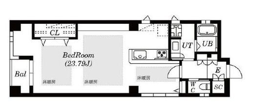 TNビル 4階 間取り図