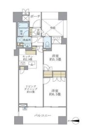 ブリリア大山町 7階 間取り図