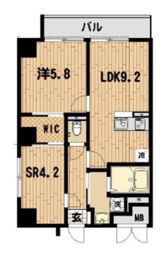 グレイスコート清澄白河 601 間取り図
