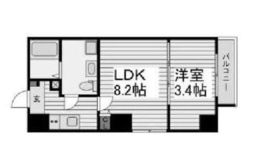 グレイスコート清澄白河 502 間取り図