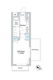 COMPOSITE目黒学芸大学THEPARK 403 間取り図
