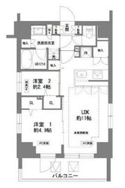 ラグゼナ日本橋 301 間取り図