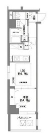 ラグゼナ日本橋 403 間取り図