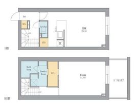 LEGALAND駒沢大学ANNEX (リーガランド駒沢大学アネックス) 102 間取り図