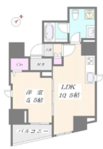 ガリシアレジデンス広尾 10階 間取り図