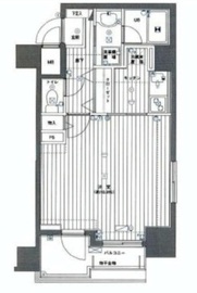 グランド・ガーラ麻布十番 10階 間取り図