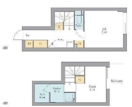 LEGALAND駒沢大学ANNEX (リーガランド駒沢大学アネックス) 303 間取り図