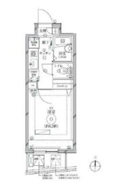 リクレイシア西麻布 2-1002 間取り図