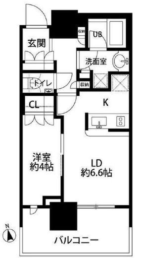 パークコート浜離宮ザ・タワー 8階 間取り図