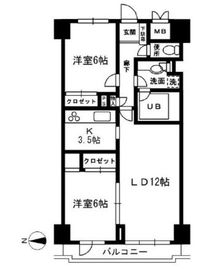 レジディア目白 902 間取り図