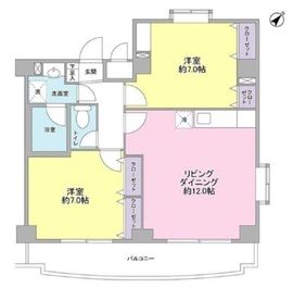アビタシオン元住I 305 間取り図