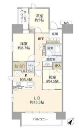 新小岩パークフロントアベニューテラス 11階 間取り図