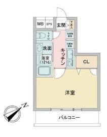 マーベラスビュー東神奈川 602 間取り図