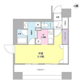スタイリオ横浜反町 705 間取り図