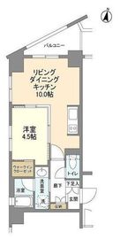 コスモリード原宿 202 間取り図