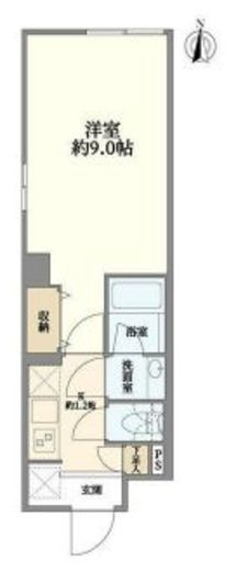 アルテシモエクラン 4階 間取り図