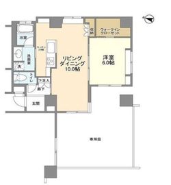 コスモリード原宿 101 間取り図