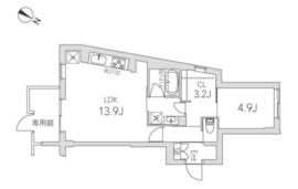 グランデュオ学芸大学2 (Gran Duo Gakugeidaigaku 2) 103 間取り図