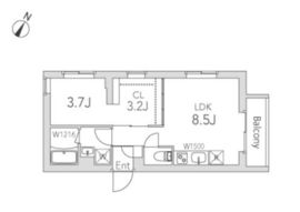 グランデュオ学芸大学2 (Gran Duo Gakugeidaigaku 2) 205 間取り図