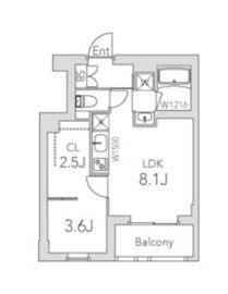 グランデュオ学芸大学2 (Gran Duo Gakugeidaigaku 2) 302 間取り図
