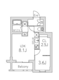 グランデュオ学芸大学2 (Gran Duo Gakugeidaigaku 2) 303 間取り図