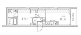 グランデュオ学芸大学2 (Gran Duo Gakugeidaigaku 2) 305 間取り図