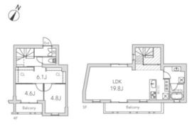 グランデュオ学芸大学2 (Gran Duo Gakugeidaigaku 2) 403 間取り図