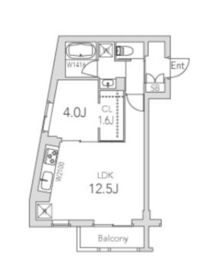 グランデュオ学芸大学2 (Gran Duo Gakugeidaigaku 2) 404 間取り図