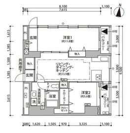 東雲キャナルコートCODAN 13-403 間取り図
