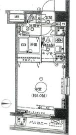 パークサイド芝大門 4階 間取り図
