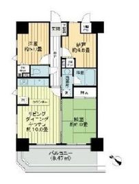 ライオンズマンション反町公園 11階 間取り図