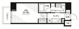 ステージグランデ芝大門 3階 間取り図