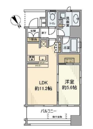 プレシエ横濱馬車道 5階 間取り図