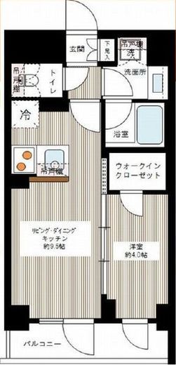 クリオ板橋本町 5階 間取り図