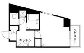 スカイコート代々木 4階 間取り図