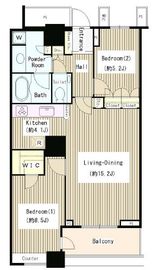 ザ・東京タワーズ シータワー 32階 間取り図