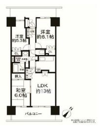 イーストパークス大島サザンスクエア 11階 間取り図